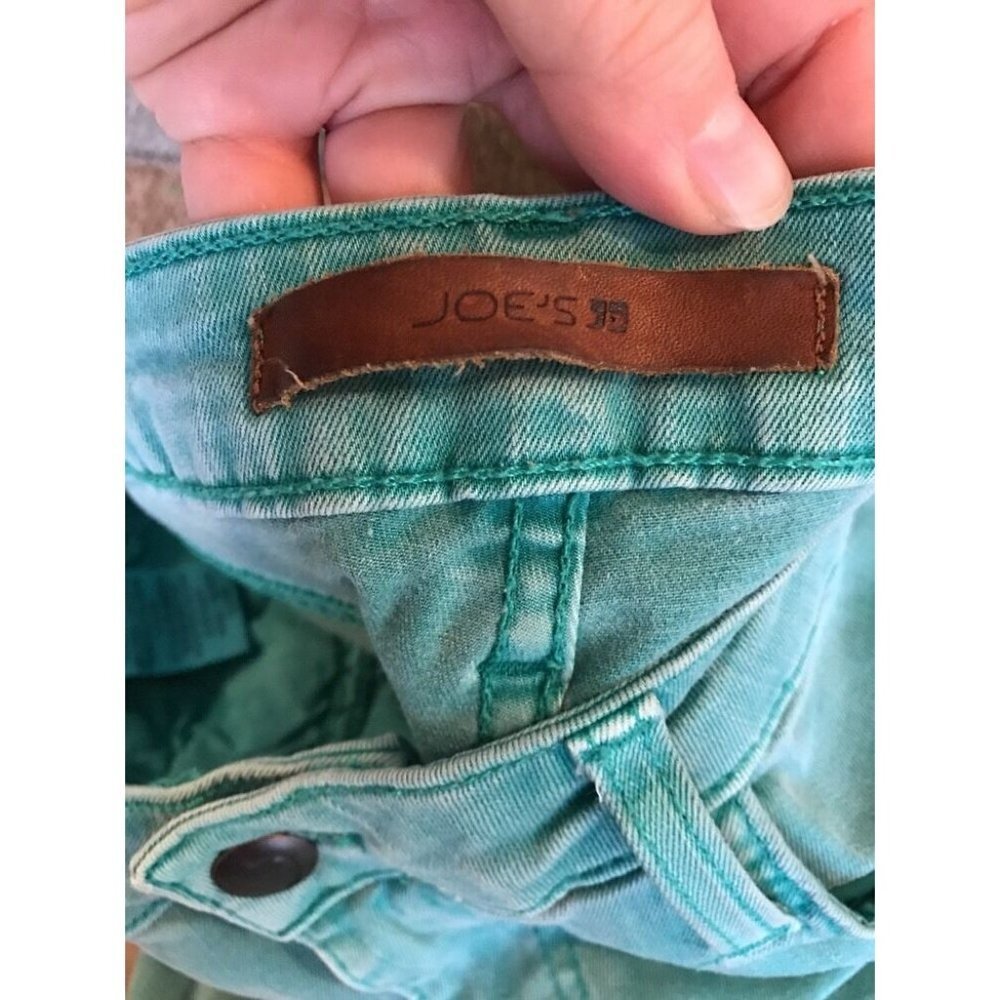 JOE'S JEAN 27 Aqua Blue Skinny Ankle Jeans - Picture 8 of 10